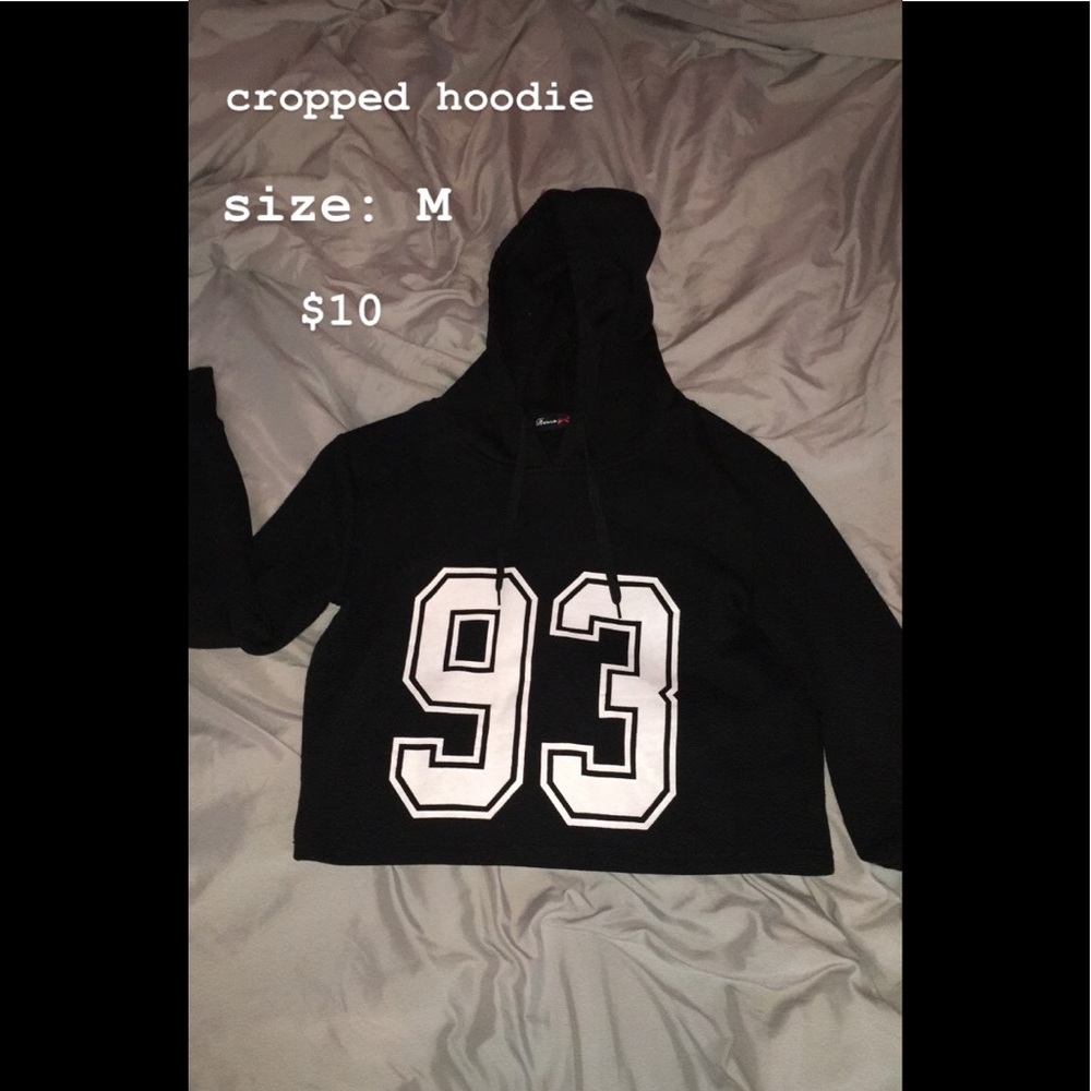cropped hoodie